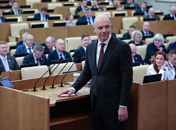 Кандидат на должность заместителя Председателя Правительства РФ – Министра финансов РФ Антон Силуанов