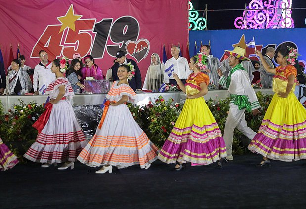 El Jefe de la Duma Estatal, Vyacheslav Volodin, participó en los actos solemnes dedicados al 45º aniversario de la Revolución Popular Sandinista