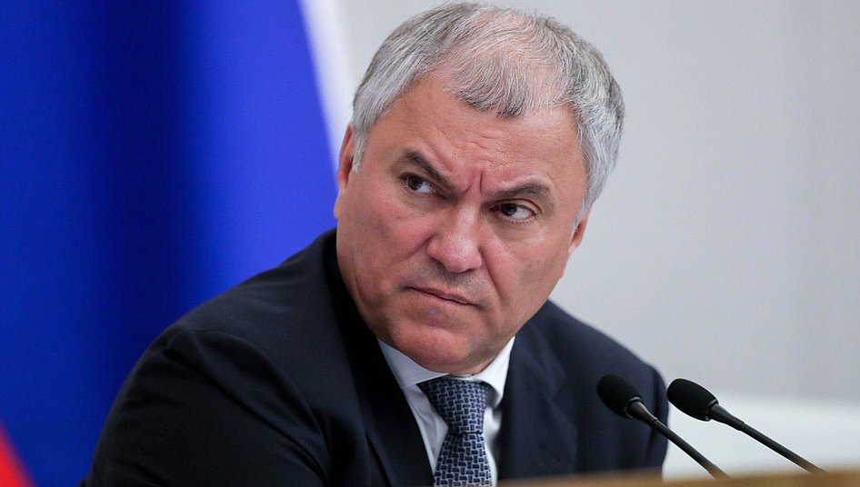 Chairman of the State Duma Vyacheslav Volodin