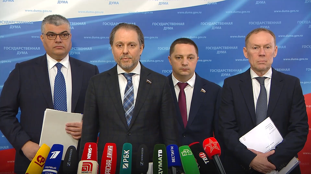 Пресс-подход представителей фракции ЛДПР