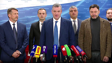 Пресс-подход представителей фракции ЛДПР