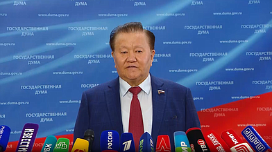 Пресс-подход представителей фракции "Справедливая Россия - За правду"