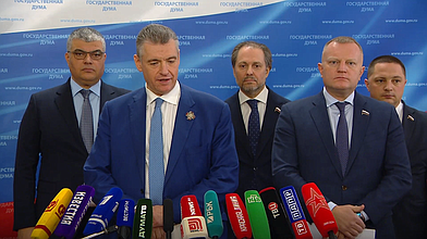 Пресс-подход представителей фракции ЛДПР