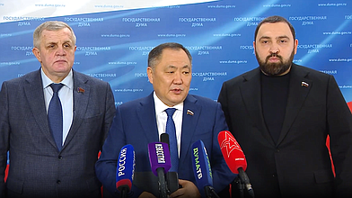 Пресс-подход участников итогового заседания Межфракционной рабочей группы по защите здоровья граждан алкогольной, наркотической и табачной угроз