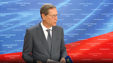 Пресс-подход Первого заместителя Председателя Государственной Думы Александра Жукова по итогам Совета ГД