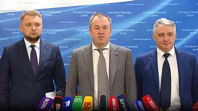 Пресс-подход представителей фракции ЛДПР