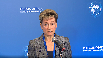 Пресс-подход директора Института Африки Российской Академии наук Ирины Абрамовой