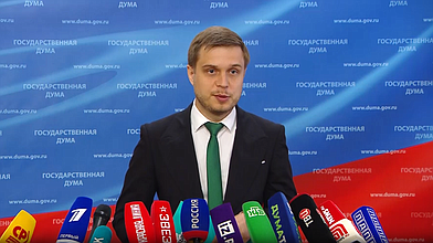 Пресс-подход представителей фракции "Новые люди"