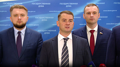 Пресс-подход представителей фракции ЛДПР