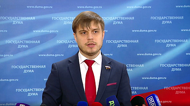 Пресс-подход представителей фракции «Новые люди»