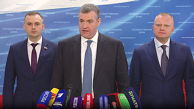 Пресс-подход представителей фракции ЛДПР