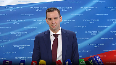 Пресс-подход представителей фракции "Новые люди"