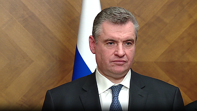 Пресс-подход Председателя Комитета по международным делам Леонида Слуцкого и
Министра иностранных дел Ирана Хоссейна Амира Абдоллахияна