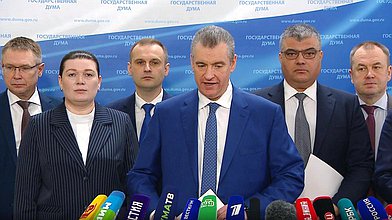 Пресс-подход представителей фракции ЛДПР