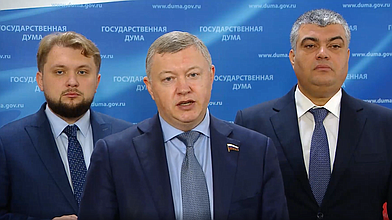 Пресс-подход представителей фракции ЛДПР