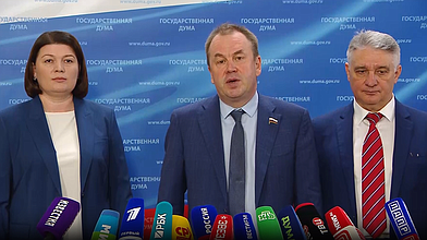 Пресс-подход представителей фракции ЛДПР