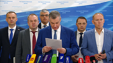 Пресс-подход представителей фракции ЛДПР