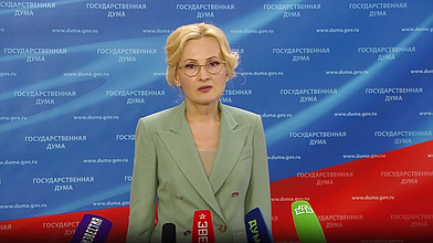 Пресс-подход заместителя Председателя Государственной Думы Ирины Яровой