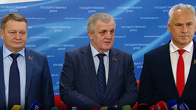 Пресс-подход представителей фракции КПРФ
