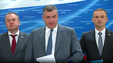 Пресс-подход представителей фракции ЛДПР