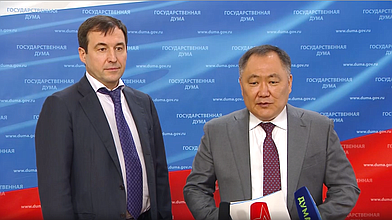 Пресс-подход заместителя Председателя ГД Шолбана Кара-оола