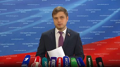 Пресс-подход представителей фракции "Новые люди"