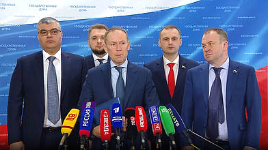 Пресс-подход представителей фракции ЛДПР