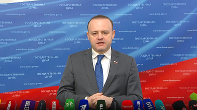 Пресс-подход представителя фракции "Новые люди"