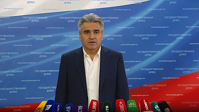 Пресс-подход представителей фракции "Новые люди"