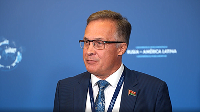 Пресс-подход Андрея Савиных, председателя Постоянной комиссии по международным делам Парламентского Собрания Союза Беларуси и России