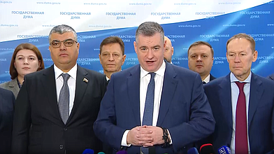 Пресс-подход представителей фракции ЛДПР