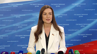 Пресс-подход представителей фракции "Новые люди"