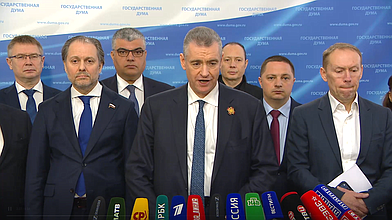 Пресс-подход представителей фракции ЛДПР