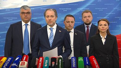 Пресс-подход представителей фракции ЛДПР