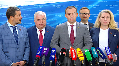 Пресс-подход представителей фракции КПРФ