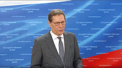 Пресс-подход Первого заместителя Председателя ГД Александра Жукова по итогам заседания Совета Думы