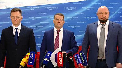 Пресс-подход представителей фракции ЛДПР