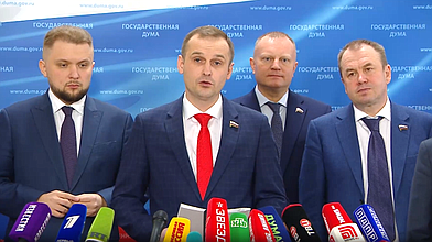Пресс-подход представителей фракции ЛДПР