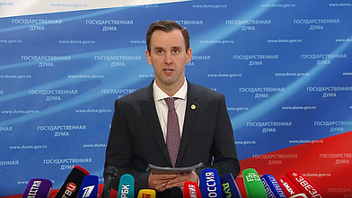 Пресс-подход представителей фракции "Новые люди"