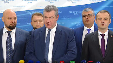 Пресс-подход представителей фракции ЛДПР