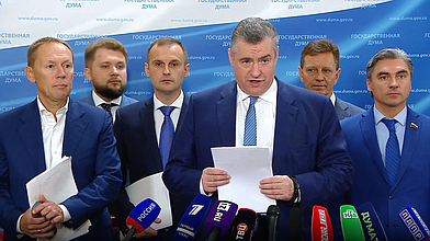 Пресс-подход представителей фракции ЛДПР