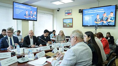 Заседание рабочей группы по вопросам трудоустройства, занятости, профориентации и предпринимательской деятельности молодежи