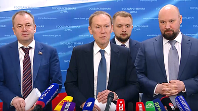 Пресс-подход представителей фракции ЛДПР