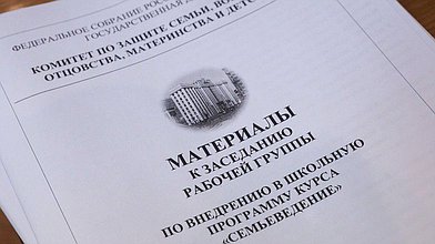 Заседание Комитета по защите семьи, вопросам отцовства, материнства и детства