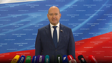 Пресс-подход представителей фракции "Новые люди"