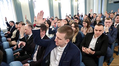 Заседание Общественной молодежной палаты (Молодежного парламента) при Государственной Думе