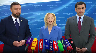 Пресс-подход представителей фракции «Единая Россия»