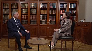 Интервью Председателя Государственной Думы Вячеслава Володина телеканалу "Россия 24"