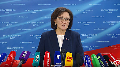 Пресс-подход представителей фракции «Новые люди»