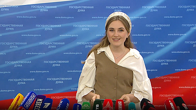 Пресс-подход представителей фракции "Новые люди"